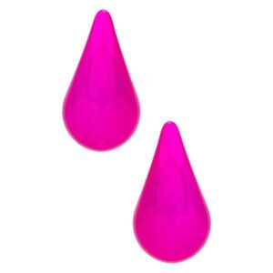 8 Other Reasons Droplet Earrings in Metallic Pink One Size Womens